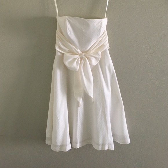 White House Black Market strapless dress