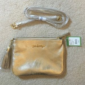 Gold Lilly Pulitzer crossbody