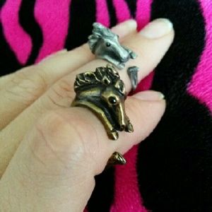GOLD Horse Wrap Ring