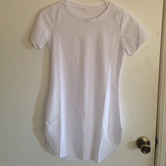 White t shirt dress