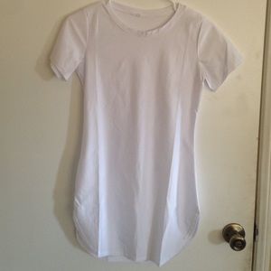 White t shirt dress