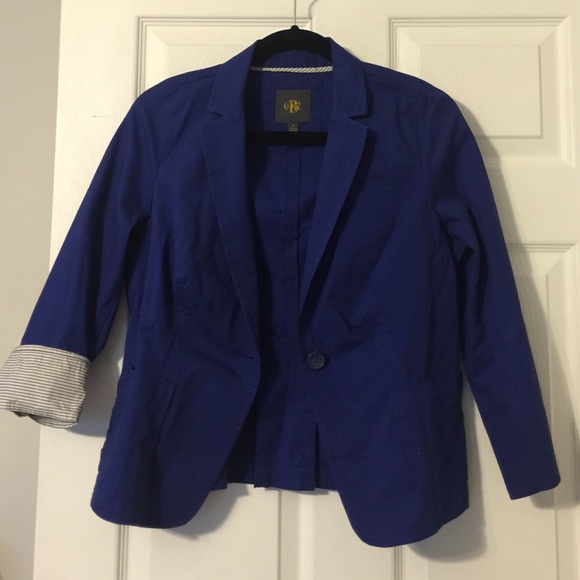 Cobalt blue jacket