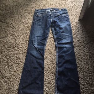 Silver bootcut jeans