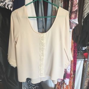 Ivory boutique blouse