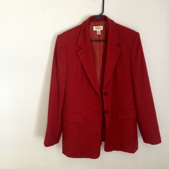 Autumn Red Blazer