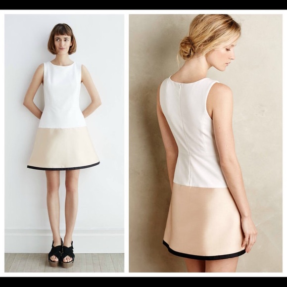 Gold Dipped Anthropologie Dress