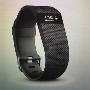 Small black Charge HR Fitbit