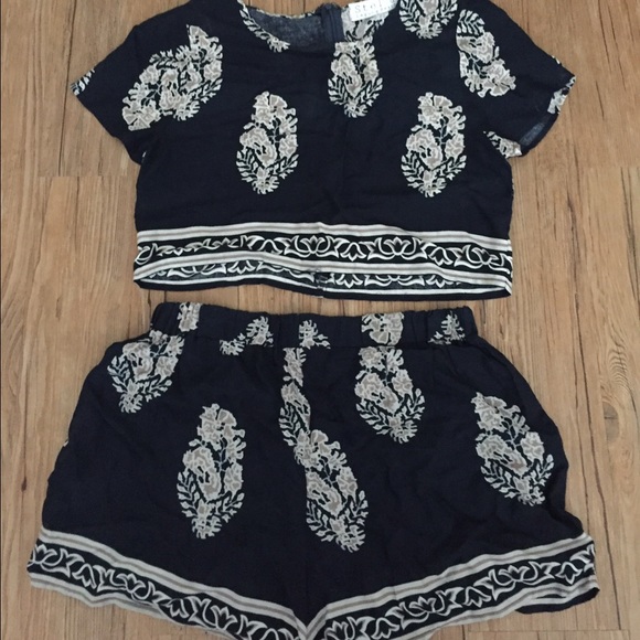 Top and bottom summer outfit