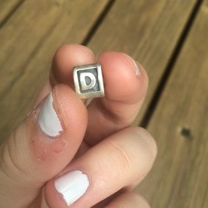 "D" Pandora Letter Charm