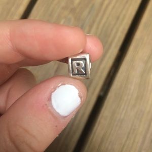 "R" Pandora letter charm