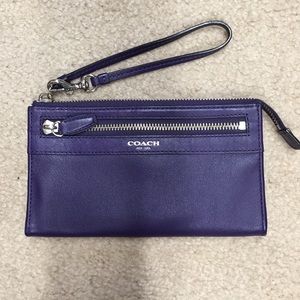 Purple Coach wallet