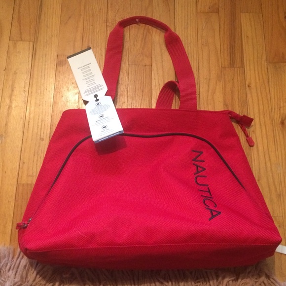 nautica luggage red