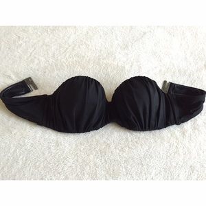 Black bandeau bikini top!