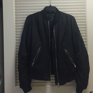 Topshop MA1 bomber-black