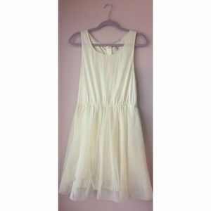 White Loose Fitting Dress