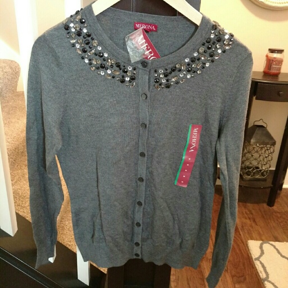 Merona jeweled cardigan
