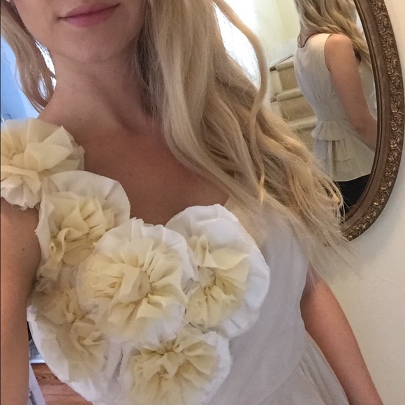 Anthropologie flower peplum - Picture 1 of 4