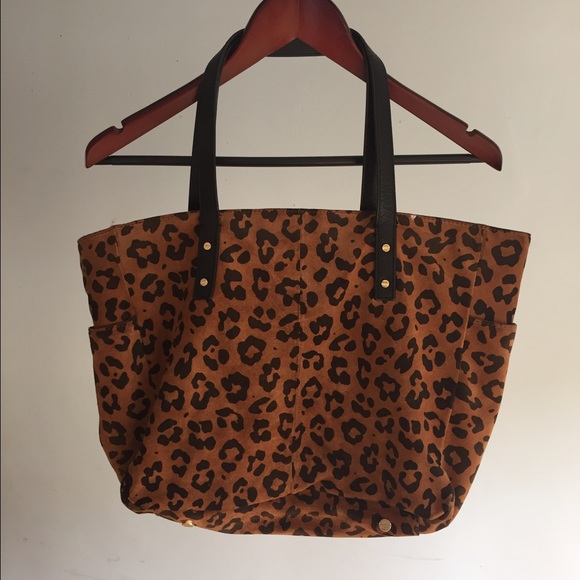 J. Crew Suede Tote Bag