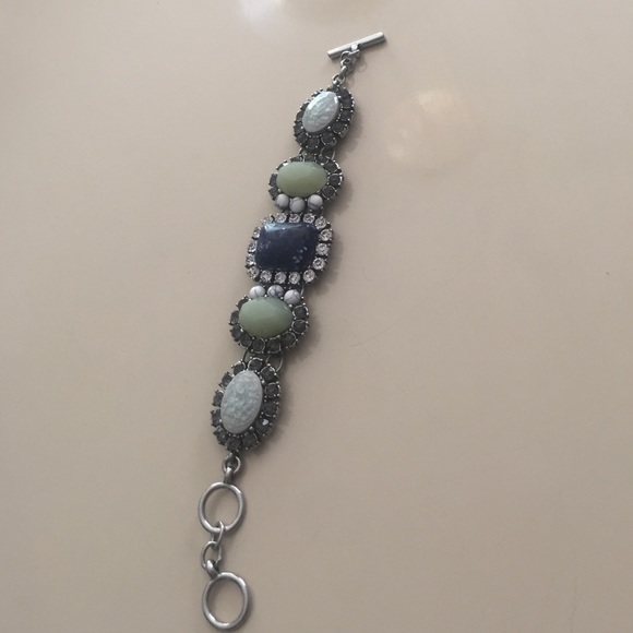 Multi-colored statement bracelet