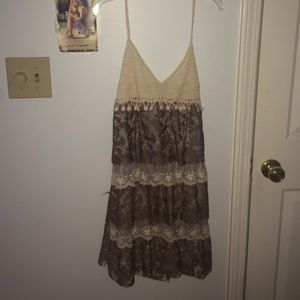 Crochet / Lace layered dress