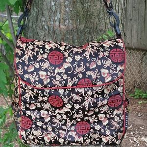 Versatile Oriental Messenger Bag with Xtra Straps