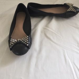 bow studded flats