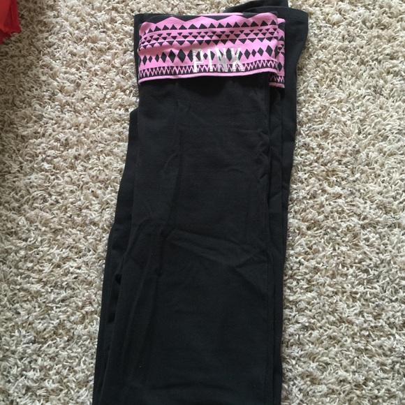 Pink yoga pants
