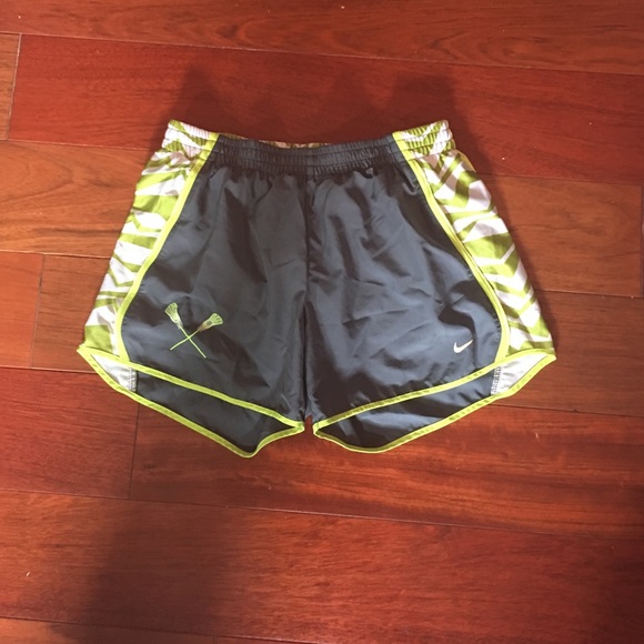 Nike shorts with lacrosse sticks