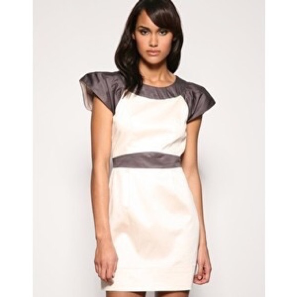 French Connection Pink and Black Cocktail Dress - Picture 1 of 3