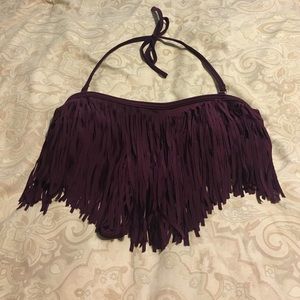 Fringe bikini top size extra large