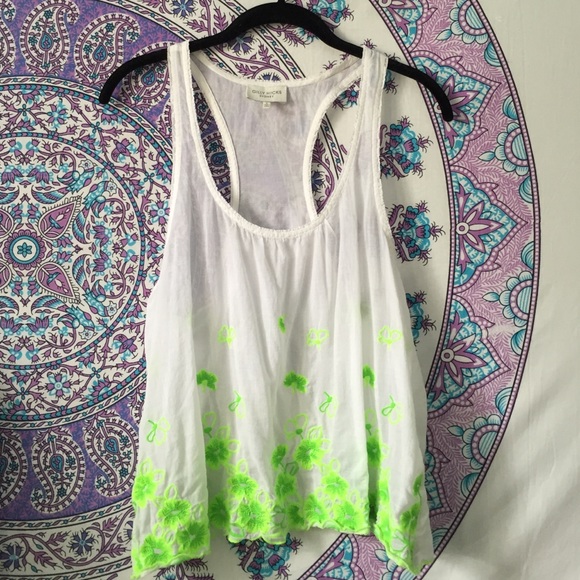white tank top