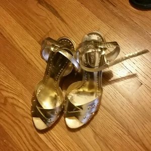 BCBG platform wedge heel  size 8.5