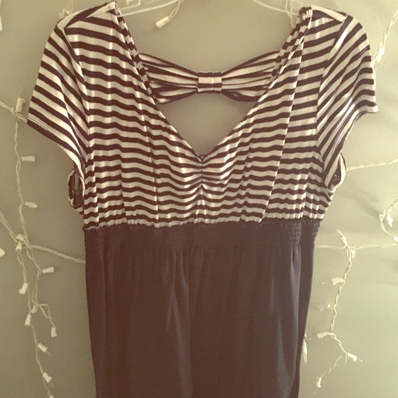 XL maternity dress, navy blue, worn twice 4 yr ago