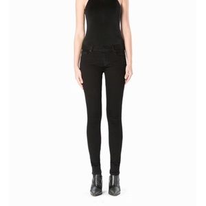 genetic denim size 26 black skinny jeans shya