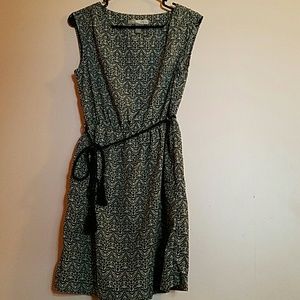 Forever 21 contemporary summer dress w/ braid belt