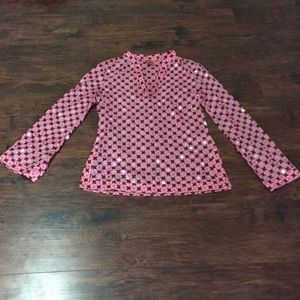 Sequins Tory Burch tunic size 4