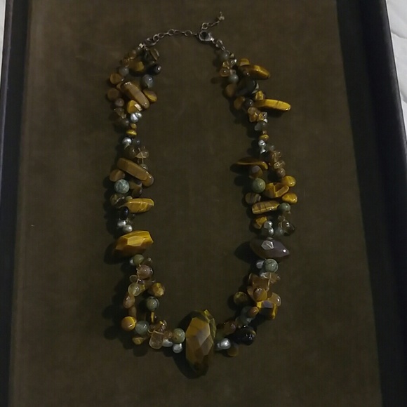 One of a kind gemstone necklace