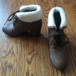 Faux Fleece Bethany Mota Booties