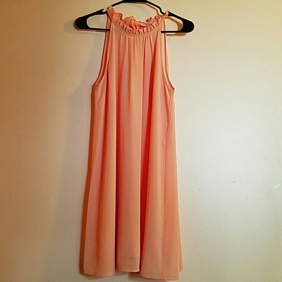 Forever 21 peace coral dress