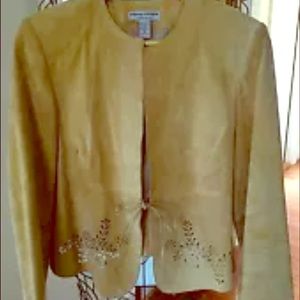 Laser Cut Suede Jacket