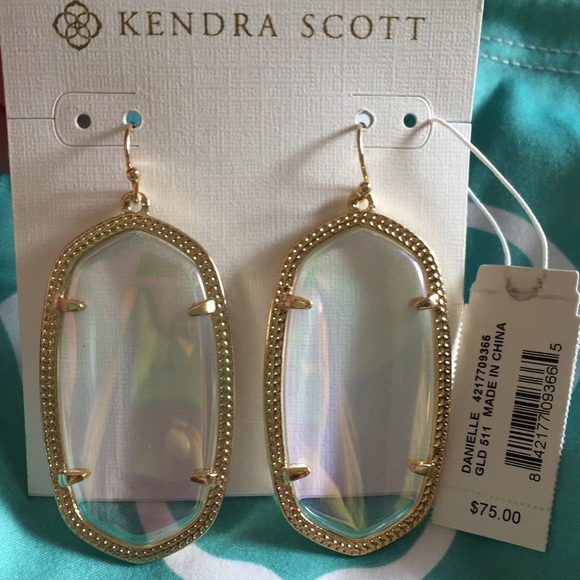 🚫SOLD - Kendra Scott Clear Iridescent Danielles