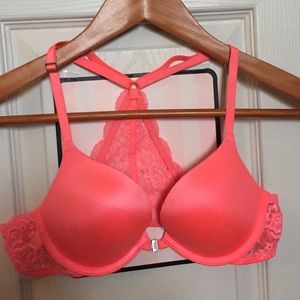 VS Pink Push-Up Lace Racerback