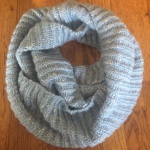 Blue infinity scarf