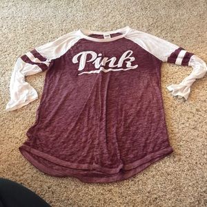 Pink 3/4 Length Sleeve