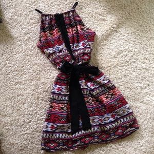 Tribal /Aztec flowy summer dress
