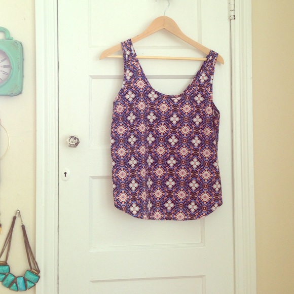 Patterned tank top