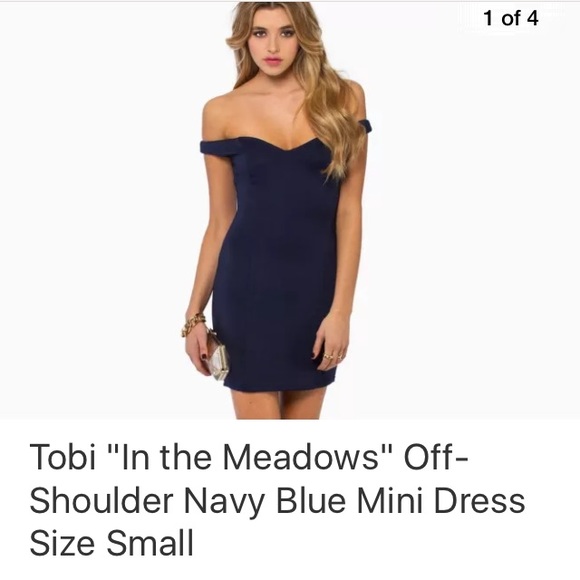 ❌❌SOLD❌❌Tobi Navy Party dress