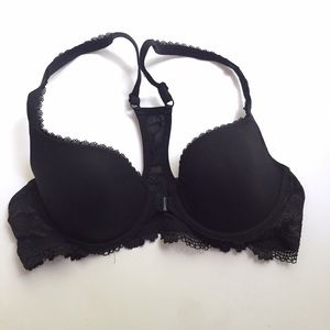 Black Racer Back Bra