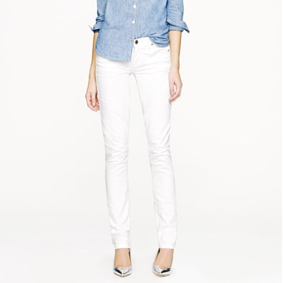 MOVING SALE: J Crew Matchstick jeans - white