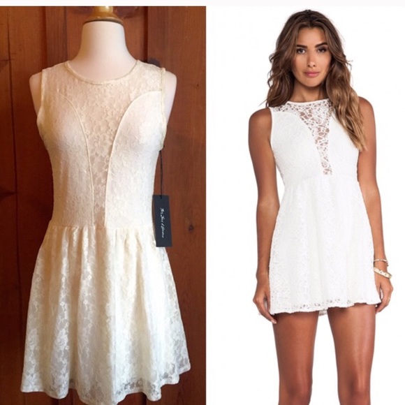 For Love and Lemons Dresses & Skirts - NWT FLL Ivory Lulu Lace Dress L fits like M